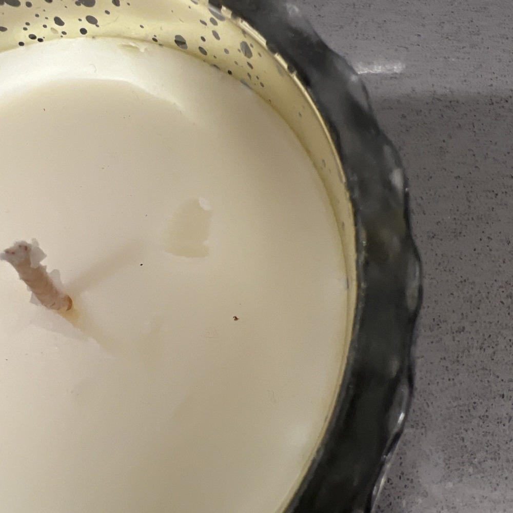 Magnolia &PATCHOULI Scented Candle 8oz Hand Poured In The USA Mercury Glass Jar - Picture 5 of 9